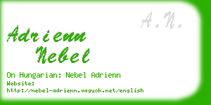 adrienn nebel business card